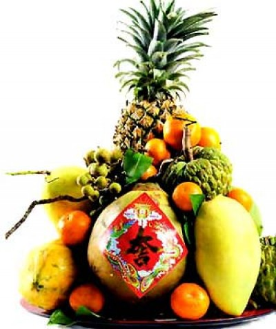 Five-fruit tray must represent national cultural tradition